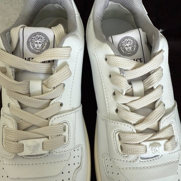 Versace Medusa White Leather Men\'s Sneaker Shoe, 1013377, UK‎ 40 main image 8